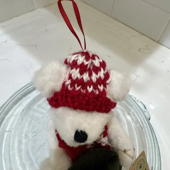 Boyds Alyssa Berrifrost Bear Ornament Joy Plush Ornament - Picture 4 of 10